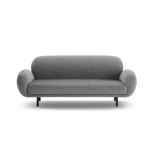 Sofa, "Poppy", 2 Seats, 178x72x82, Dark Grey