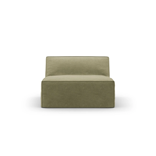 Modul Armless, "Jodie", 1 Seat, 80x102x70, Light Green