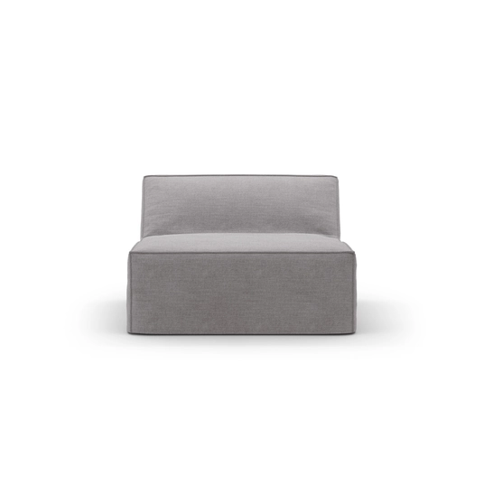 Modul Armless, "Jodie", 1 Seat, 80x102x70, Warm grey