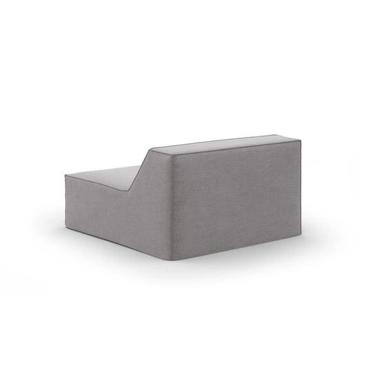 Modul Armless, "Jodie", 1 Seat, 80x102x70, Warm grey