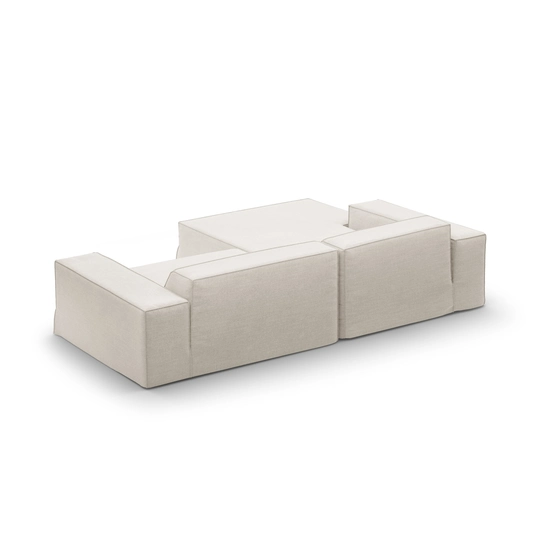 Modular Left Corner Sofa, "Jodie", 3 Seats, 224x166x70, Natural