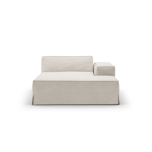 Chaise Longue Right, "Jodie", 1 Seat, 166x102x70, Natural
