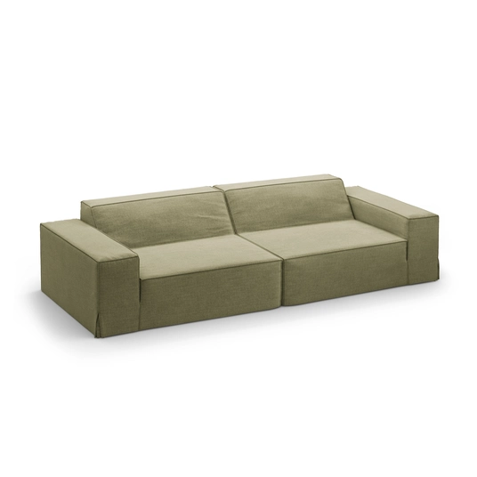 Modular Sofa, "Jodie", 4 Seats, 244x102x70, Light Green