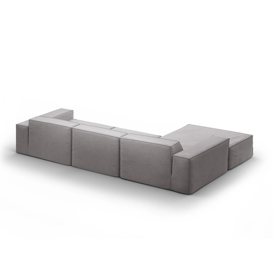 Modular Left Corner Sofa, "Jodie", 4 Seats, 284x166x70, Warm grey