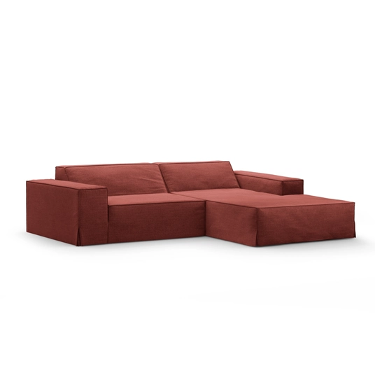 Modular Right Corner Sofa, "Jodie", 3 Seats, 224x166x70, Cherrywood