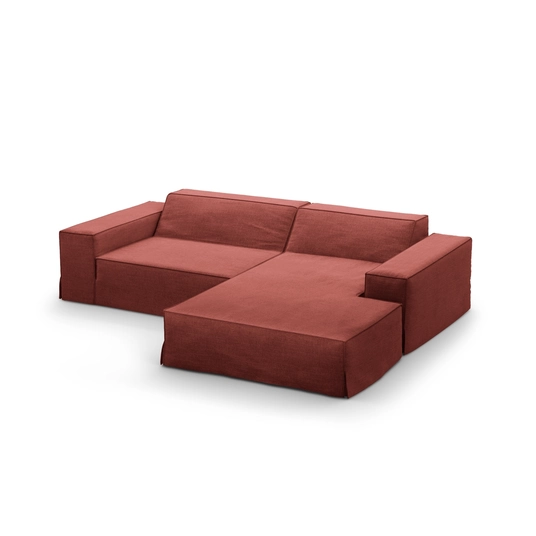Modular Right Corner Sofa, "Jodie", 3 Seats, 224x166x70, Cherrywood