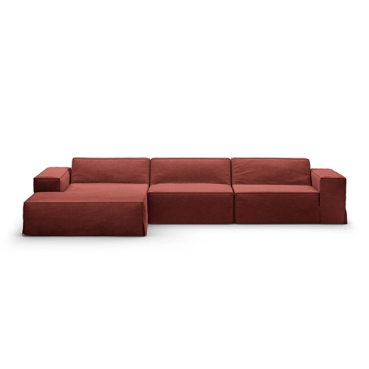 Modular Left Corner Sofa, "Jodie", 4 Seats, 284x166x70, Cherrywood