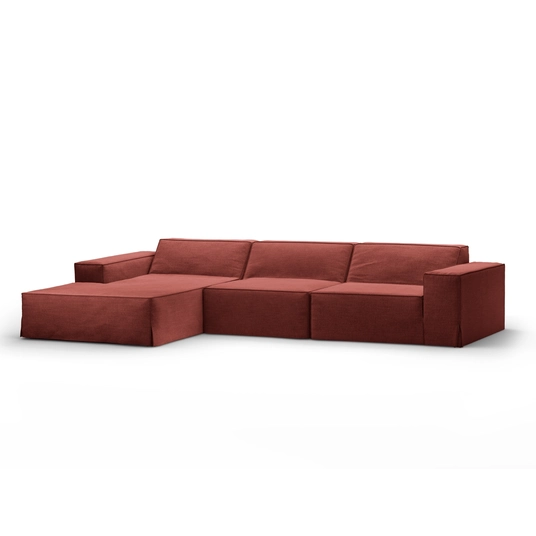 Modular Left Corner Sofa, "Jodie", 4 Seats, 284x166x70, Cherrywood
