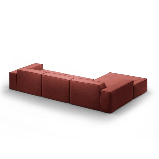 Modular Left Corner Sofa, "Jodie", 4 Seats, 284x166x70, Cherrywood
