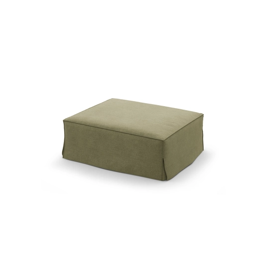 Pouf, "Jodie", 1 Seat, 102x80x40, Light Green