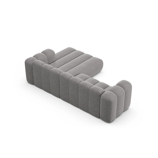 Modular Right Corner Sofa, "Lupine", 4 Seats, 260x177x70, Light Grey