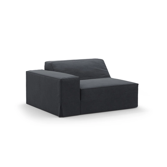 Modul Left Cover, "Jodie", 102x102x1, Grey And Blue