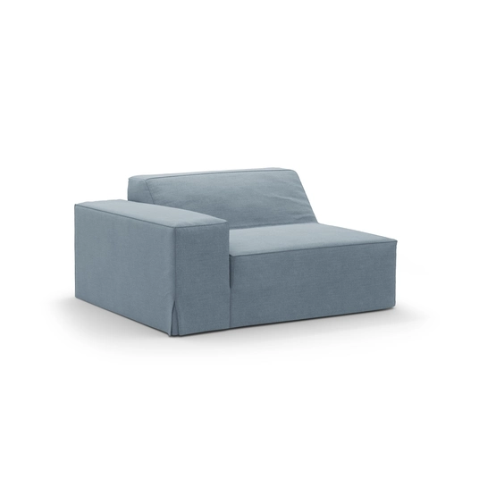 Modul Left Cover, "Jodie", 102x102x1, Muted Blue