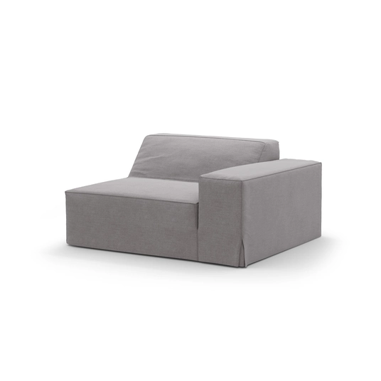 Modul Right Cover, "Jodie", 102x102x1, Warm grey