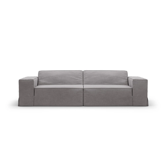 Sofa Cover, "Jodie", 204x102x1, Warm grey