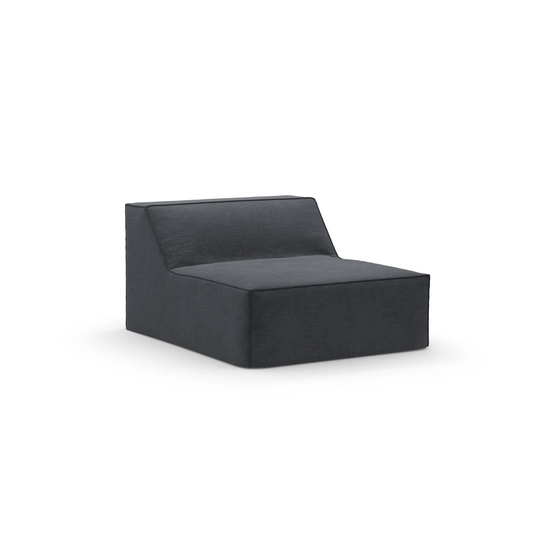 Modul Armless Cover, "Jodie", 102x80x1, Grey And Blue