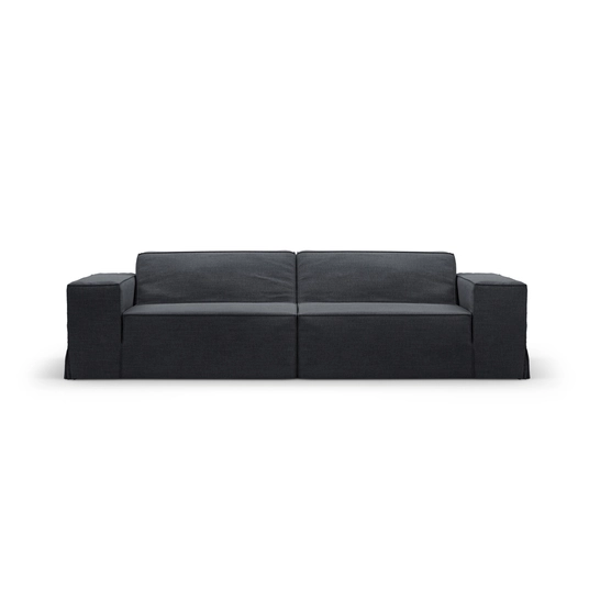 Sofa Cover, "Jodie", 204x102x1, Grey And Blue