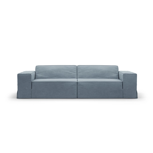 Sofa Cover, "Jodie", 204x102x1, Muted Blue