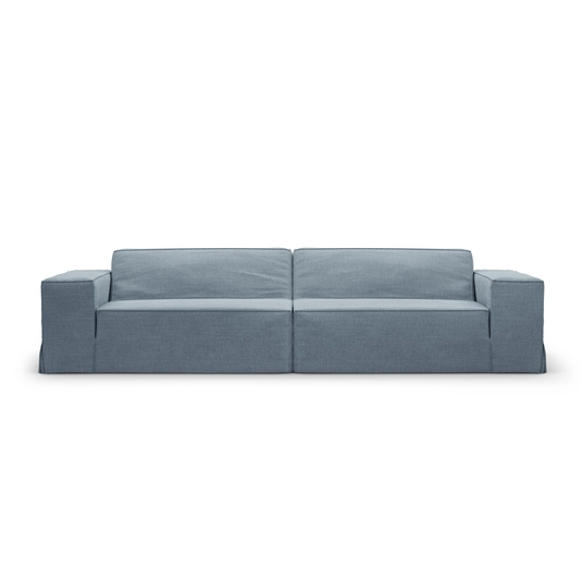 Sofa Cover, "Jodie", 244x102x1, Muted Blue