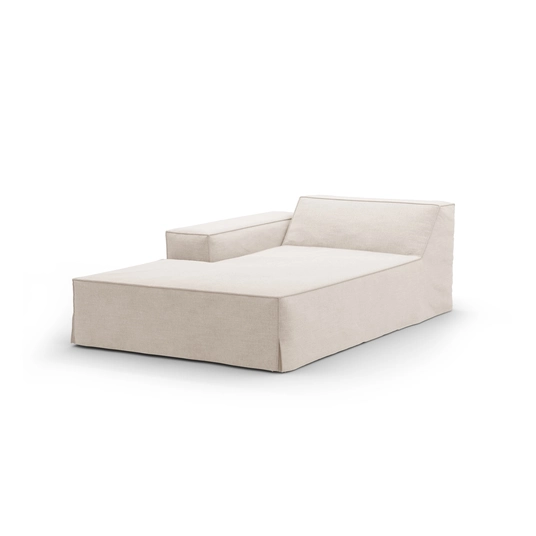 Cover for Left Modular Chaise Longue, "Jodie", 166x102x1, Beige