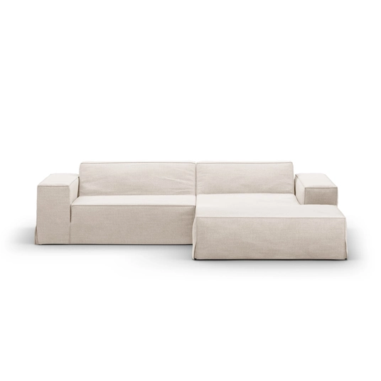 Cover for right corner sofa, "Jodie", 224x166x1, Beige