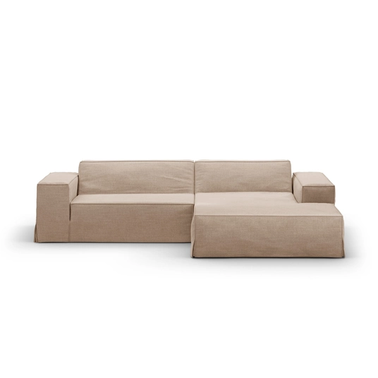 Cover for right corner sofa, "Jodie", 224x166x1, Sand