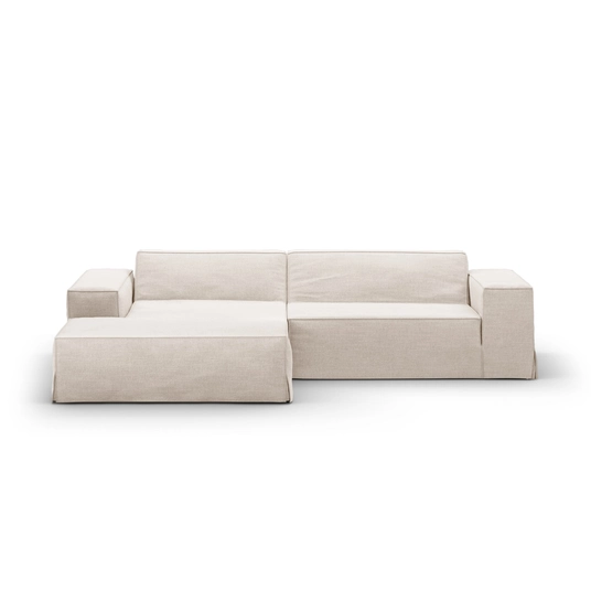 Cover for left corner sofa, "Jodie", 224x166x1, Beige