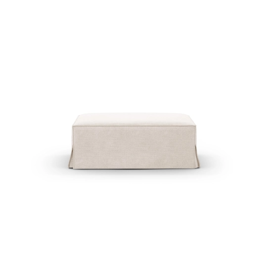 Pouf Cover, "Jodie", 102x80x1, Beige