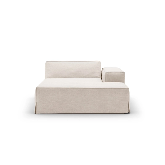 Chaise Longue Right, "Jodie", 1 Seat, 166x102x70, Beige