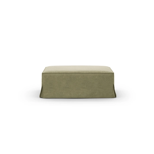 Pouf Cover, "Jodie", 102x80x1, Light Green