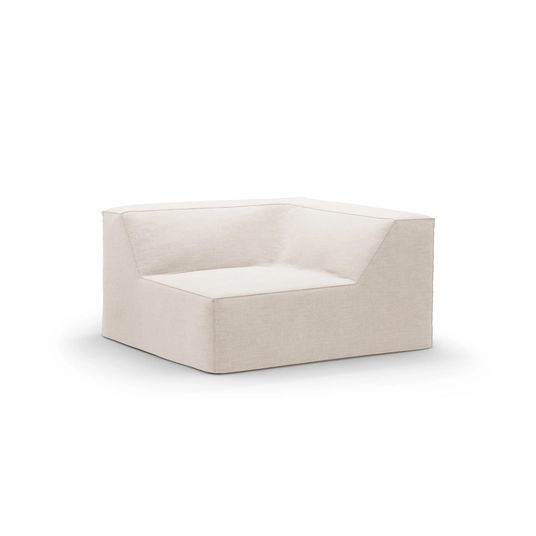 Corner Modul, "Jodie", 1 Seat, 102x102x70, Beige