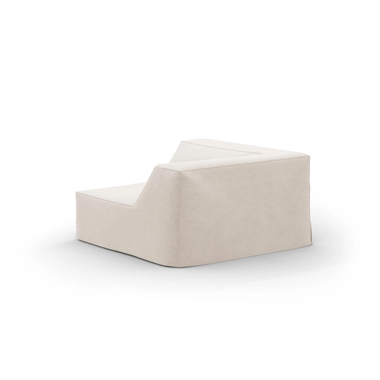 Corner Modul, "Jodie", 1 Seat, 102x102x70, Beige