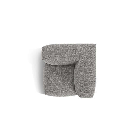Modul Armless, "Martina", 1 Seat, 106x106x75, Graphite