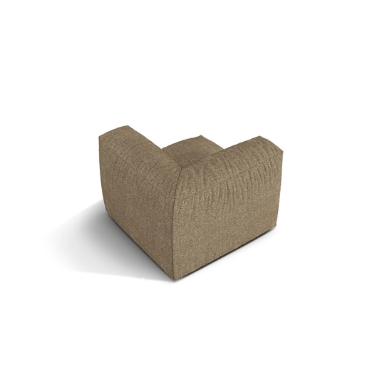 Modul Armless, "Martina", 1 Seat, 106x106x75, Cappuccino