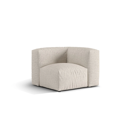 Modul Armless, "Martina", 1 Seat, 106x106x75, Beige