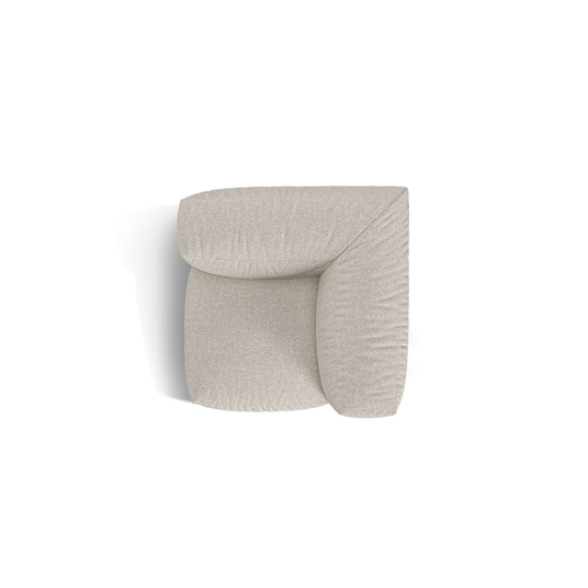 Modul Armless, "Martina", 1 Seat, 106x106x75, Beige