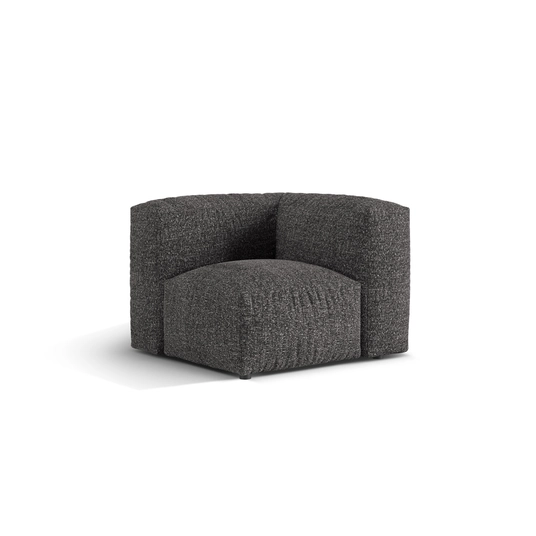 Modul Armless, "Martina", 1 Seat, 106x106x75, Anthracite