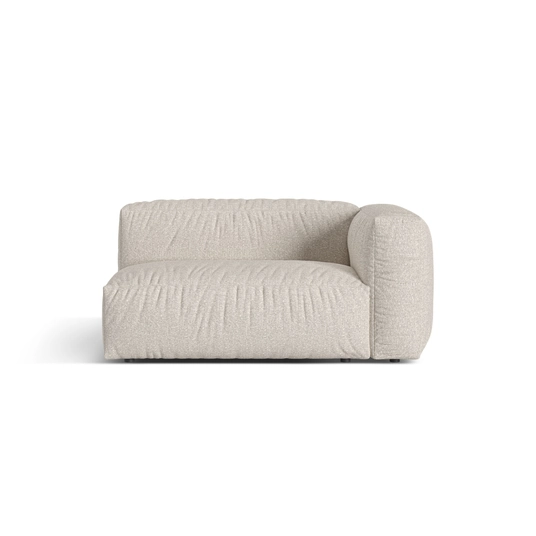 Boucle Modul Right, "Martina", 1 Seat, 160x106x75, Beige