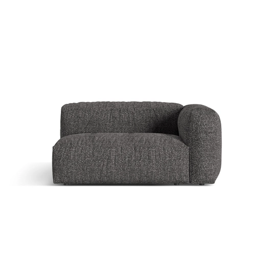 Boucle Modul Right, "Martina", 1 Seat, 160x106x75, Anthracite