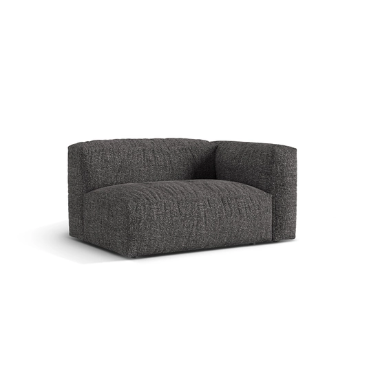 Boucle Modul Right, "Martina", 1 Seat, 160x106x75, Anthracite