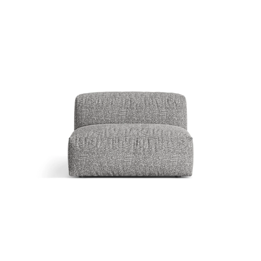 Boucle Modul Armless, "Martina", 1 Seat, 106x90x75, Graphite