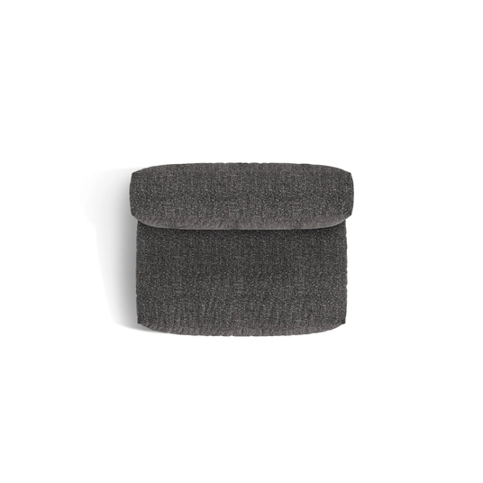 Boucle Modul Armless, "Martina", 1 Seat, 132x106x75, Anthracite