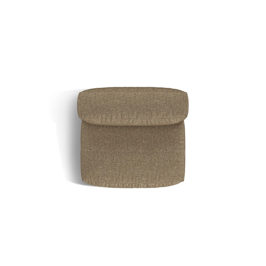 Boucle Modul Armless, "Martina", 1 Seat, 106x90x75, Cappuccino