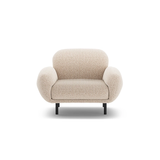 Armchair, "Poppy", 1 Seat, 90x72x82, Sand