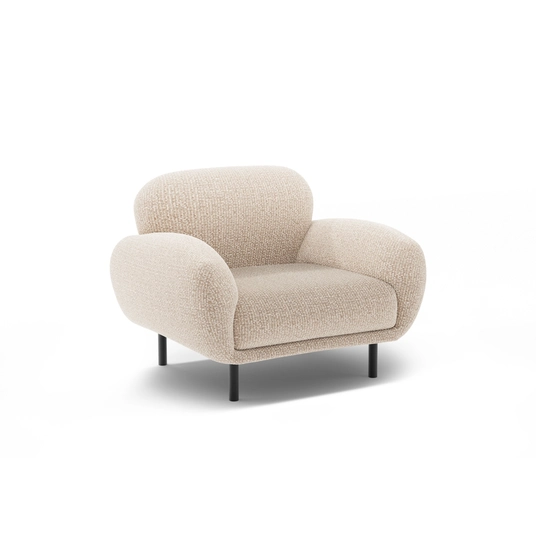 Armchair, "Poppy", 1 Seat, 90x72x82, Sand