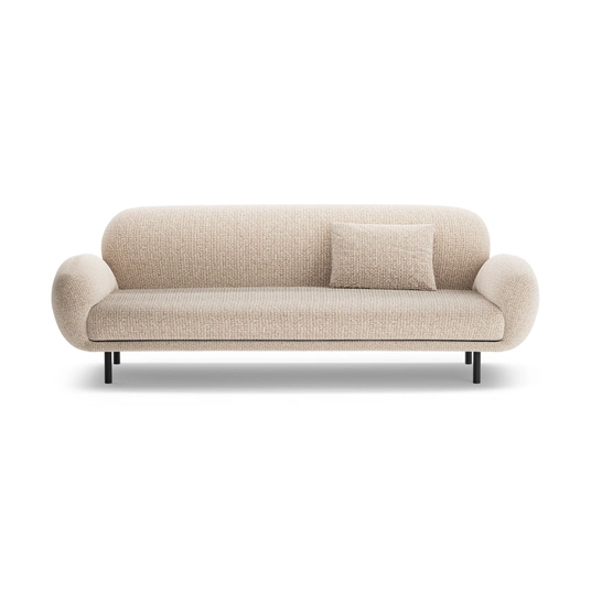 Sofa, "Poppy", 3 Seats, 208x72x82, Sand