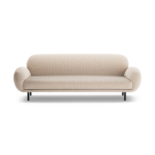 Sofa, "Poppy", 3 Seats, 208x72x82, Sand