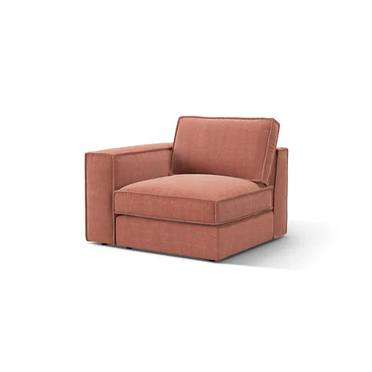 Modul Left, "Pola", 1 Seat, 103x103x88, Red