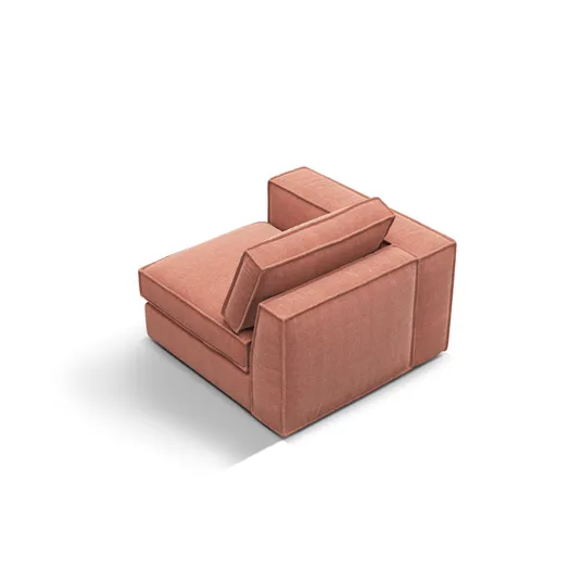 Modul Left, "Pola", 1 Seat, 103x103x88, Red