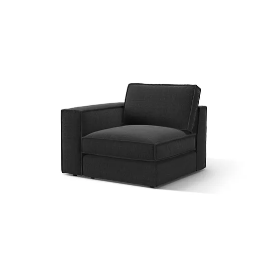 Modul Left, "Pola", 1 Seat, 103x103x88, Black